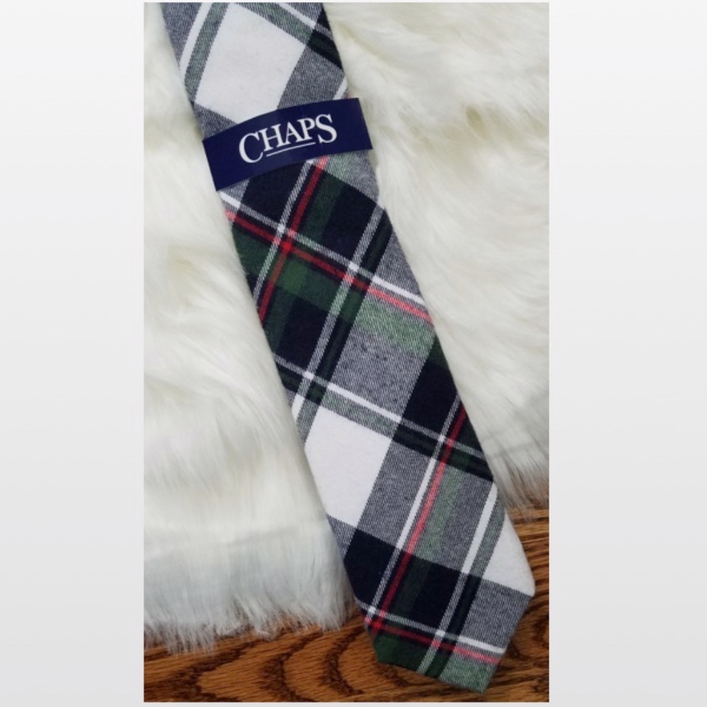 NWT Men Plaid Casual Tie Acce - Picture 4 of 8
